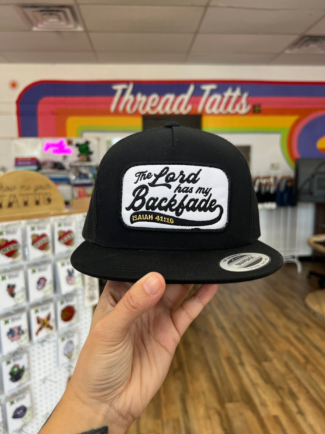 The Lord has my Backfade Patch Hat