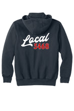 Load image into Gallery viewer, 1/4 Zip Carhartt Embroidered Hoodie - Local 5468
