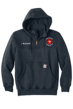 Load image into Gallery viewer, 1/4 Zip Carhartt Embroidered Hoodie - Local 5468
