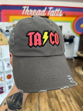Load image into Gallery viewer, TA⚡️CO Distressed Dad Hat
